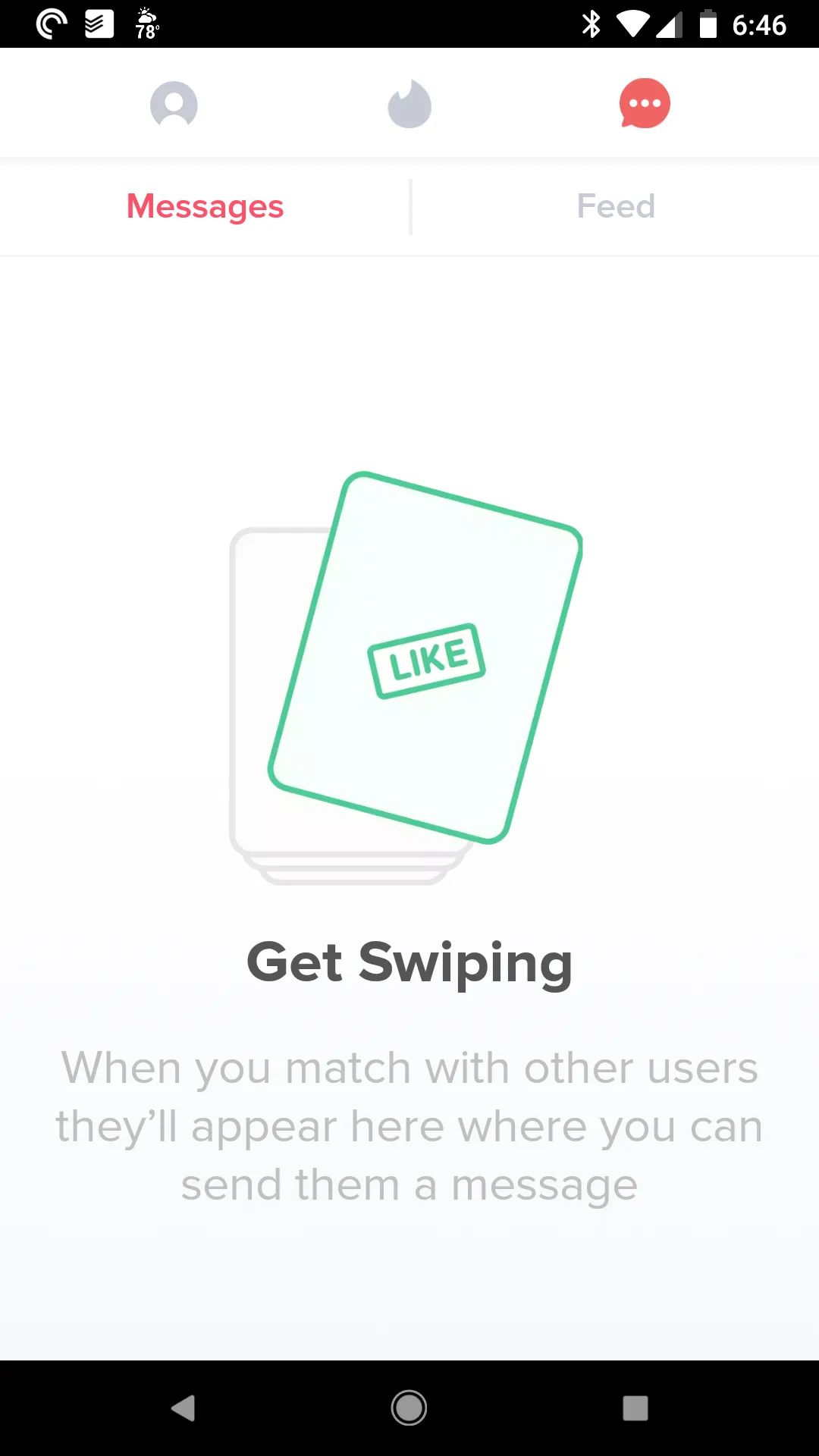 Tinder Swiping Experience